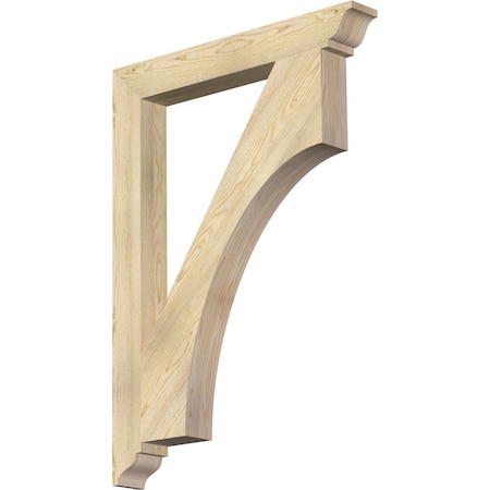 Ekena Millwork Westlake Traditional Rough Sawn Bracket, Douglas Fir, 4"W x 32"D x 44"H BKT04X32X44WTL01RDF